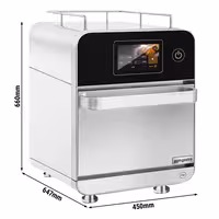 Commercial High Speed Oven - 3.5 kW - with hot air & microwave function - 18 liters - 7-inch touchscreen