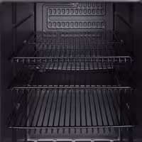 GASTRO-COOL | Chłodziarka minibarowa – 430 mm – 62 L – od +2 do +10 °C – z 1 drzwiami szklanymi – czarna