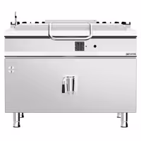 A gas Marmitta professionale / Pentola industriale - 250l - 30kW - Riscaldamento indiretto - con allacciamento idrico