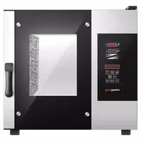 Commercial Electric Combi Oven - Digital Controls - 5x GN 2/3 - incl. Core temperature probe, HACCP monitoring, USB