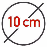 Preša za hamburgere - 8 veličine - plastika - srednja - Ø 100 mm - crvena - 8 rupa - 125 g - BEZ kalupa za pljeskavice