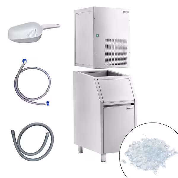 Premium Plus modularni aparat za proizvodnju pahuljastog leda – 270 kg/24 s spremnikom za pohranu leda od 100 kg
