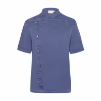 KARLOWSKY | Chef jakna kratkih rukava u denim stilu – Vintage plava – Veličina: 46