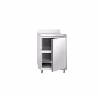 خزانة قاعدية ستانلس ستيل KOPENHAGEN PREMIUM - 600x600mm - أبواب مفصلية - مع حاجز خلفي