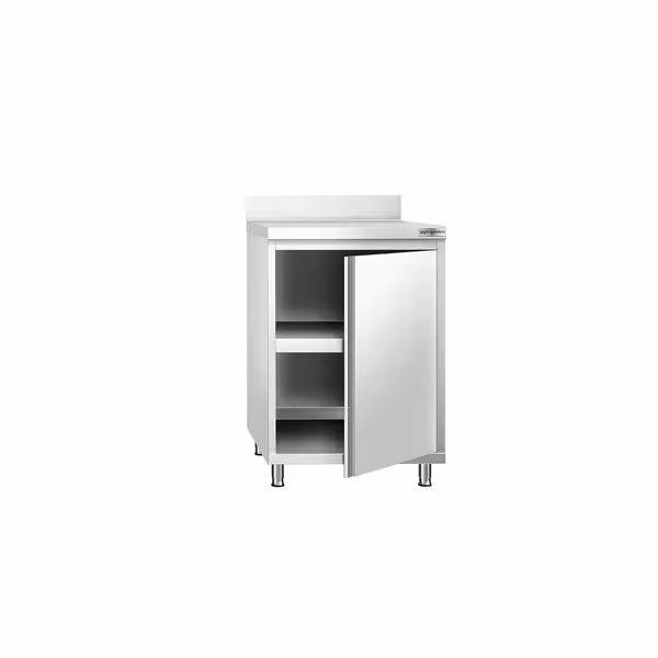 خزانة قاعدية ستانلس ستيل KOPENHAGEN PREMIUM - 600x600mm - أبواب مفصلية - مع حاجز خلفي