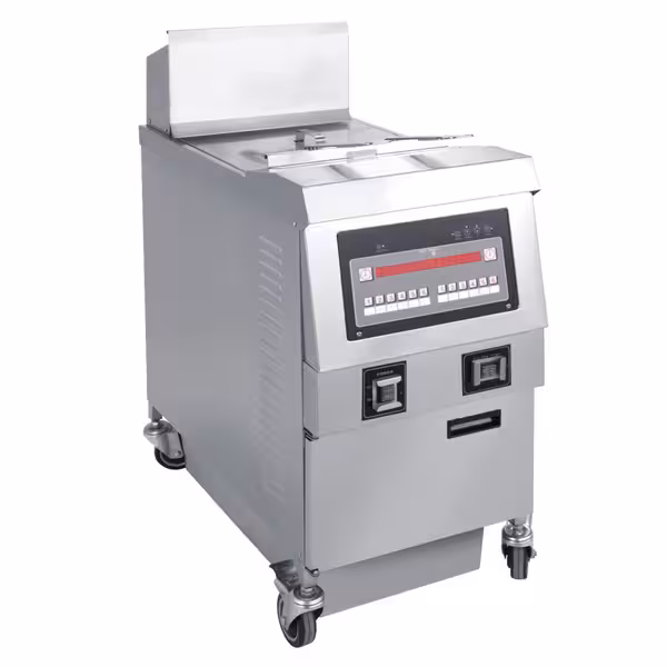 Električna friteza - 25 L - 14,2 kW - elektroničko upravljanje - sa sustavom filtriranja ulja