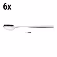 (6) ZWILLING | Dinner Long Drink Spoon Set – Tall Glass Spoons - 18/10 Stainless Steel