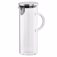 (6 adet) Cam Sürahi - 1,5L - Cam - Süzgeçli kapak - Şeffaf