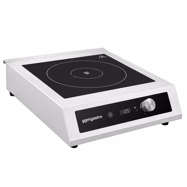 Ipari indukciós tűzhely - 700-as - asztali - összteljesítmény: 5,0 kW - 1 zónás - 500x635x145 mm