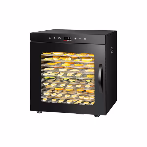 Deidratatur tal-ikel – b'10 trejs – iswed – 800 watt
