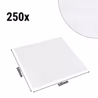 (250 unid) Guardanapo de damasco - Tessin Atlas - 100% algodão - 50x50cm - Branco
