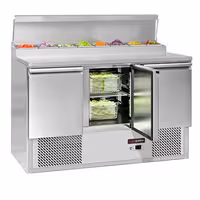 Pripremni rashladni pult ECO - 1368x700 mm - 3 vrata - za 8x GN 1/6