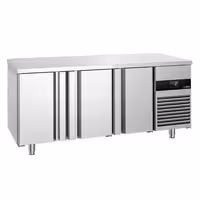 Rashladni pult - 1865x700 mm - 474 l - Ventilirano hlađenje - s ostakljenom frontom - straga 3 vrata