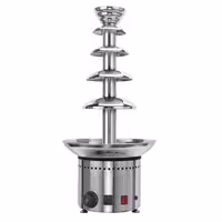 Commercial Chocolate Fountain - Cascade Waterfall - 5-Tier - Capacity: 6kg - 280W - Height: 700mm