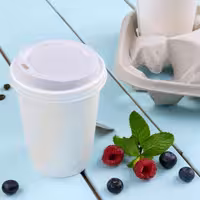 (500 pcs) Reusable Lid - Transparent - fits 200ml Deli Cup Ø80