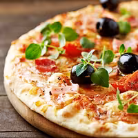 (2 pcs) Electric Deck Pizza Oven - Single Deck - Refractory Stone Deck - 4 x Ø 24cm (9.4") - 230V Single Phase | Hardwired - Mechanical Controls - up to 450°C