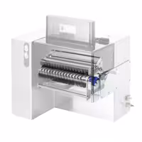Ploče za stroj za tartlete - Standard - za rezanje mesa u trake - 340x170 mm - 10 mm - kompatibilno s EFMSM25 - 48 noževa; kućište od nehrđajućeg čelika; CE-označeno