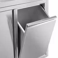 PREMIUM umivaonik – 1400 x 600 mm – s košem za smeće i dva umivaonika s lijeve strane