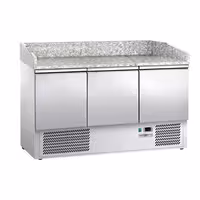 Pizzakylbänk PREMIUM - 2300x700 mm - 5 dörrar