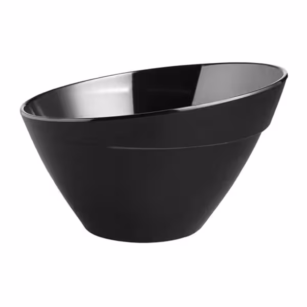 (6 adet) Kase - BALANCE - Melamin - 5L - köşeli - 300x300mm - Derinlik:195mm - Siyah