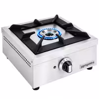 Plinsko kuhalo - 400x400x165 mm - 5,5 kW - 1 plamenika - nadpultni