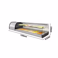 Vitrină frigorifică pentru tapas PREMIUM PLUS - 4x GN 1/3