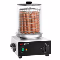 Pripremni rashladni pult - 1210x700 mm - 1 vrata i 2 ladice - za 9x GN 1/6 - uklj. Hot dog roštilj i grijač peciva