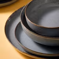 (16 adet) ANTIGO - Sofra Takımı - Porselen, Ø280mm, Ø190mm, Ø190mm, Ø150mm, Mavi