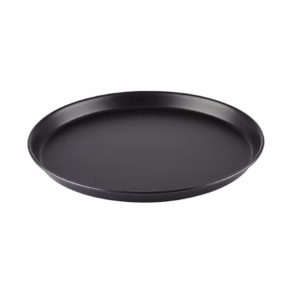 (10 szt.) Blacha do pizzy – stal niebieska – Ø 320 mm – wysokość: 25 mm