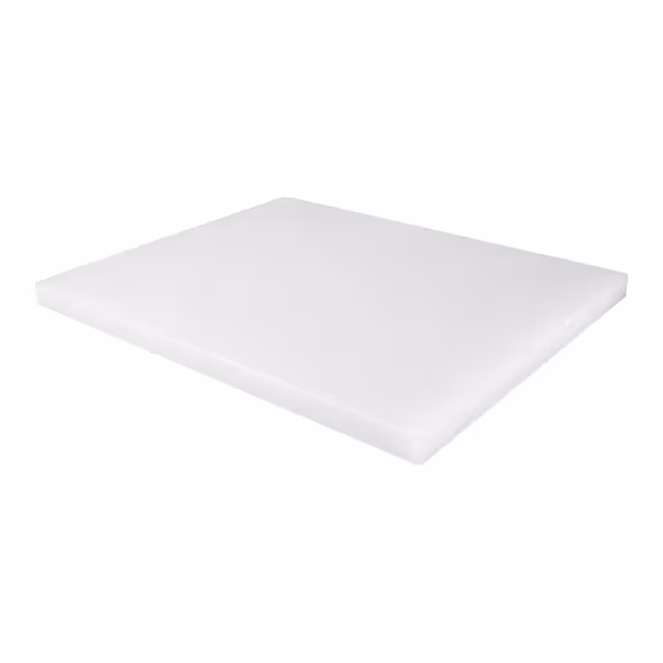 Polietilen Kesme Tahtası / Levhası - 325x530mm - Kalınlık: 20mm - HACCP uyumlu - Beyaz