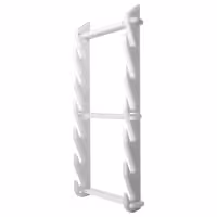 Griešanas dēļu plaukts - 370x100x900 mm - Biezums: 20 mm - Polietilēns - Balts - Sienas montāža - Līdz 6 dēļiem