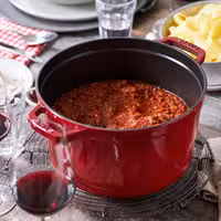 STAUB | LA COCOTTE - Cocotte - Ø 240 mm - Lijevano željezo - Crvena boja trešnje