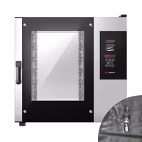 Commercial Electric Bakery Combi Oven - Touchscreen Controls - 6x EN 600x400 - incl. Core temperature probe, HACCP monitoring, USB, Inner rack