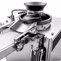 Pekarski zaokruživač tijesta - za tijesto za pizzu i kruh - 1,50 kW - Raspon težine: ~20–1.000 g - 600x1.340 mm - max. 2500 kom/h