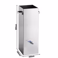 Cleaning Tank for Chicken Rotisserie Skewers - 300x480x800mm