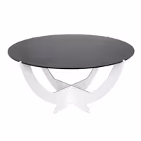 Etagere / Buffet Stand - Octopus - Powder-coated stainless steel - White - round - Ø302mm
