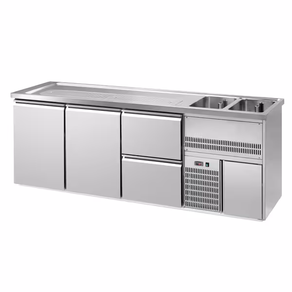 Pivski šank PREMIUM PLUS - 2500x700 mm - 2 Vrata & 2 Ladice