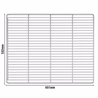 (2 sztuki) – Laminowany ruszt nośny – 650 x 530 mm – GN2/1 – odpowiedni dla modeli BTKF, BTKFS, TF i TKSF