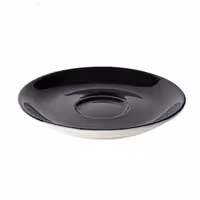 (6 adet) BART COLOUR CAFE - Cappuccino Fincan Tabağı - Ø155mm - Siyah