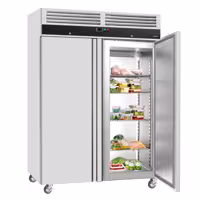 Szafa chłodnicza ECO – stal nierdzewna – 1200 L – z 2 drzwiami
