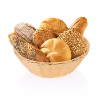 Bread Basket - Rattan - 23 x 17.5 cm - Natural