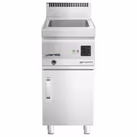 Toplovodna kupka električna - 1,2 kW - GN 1/1 ili 2x GN 1/2 - s odvodnim ventilom - na zatvorenom ormariću s 1 vrata