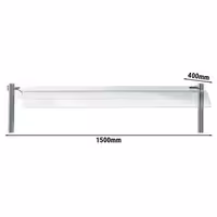 Glass Canopy KOPENHAGEN - 1500mm