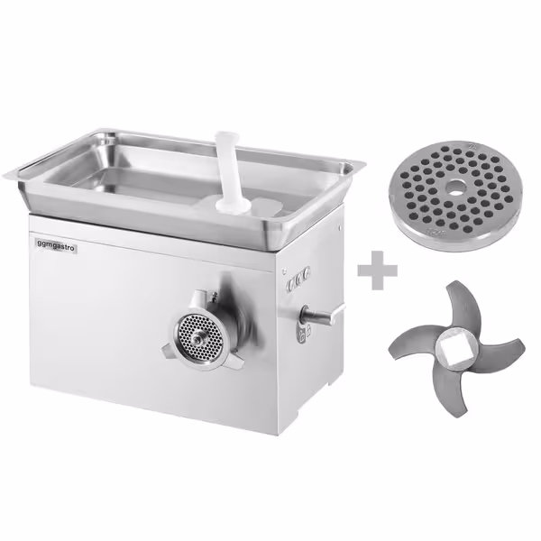 Električni stroj za mljevenje mesa – glava 32 - 650 kg/h - 2,20 kW - 230 V (monofazni) - ploča 4,5 mm