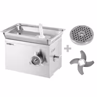 Električni stroj za mljevenje mesa – glava 32 - 650 kg/h - 2,20 kW - 230 V (monofazni) - ploča 4,5 mm