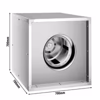 Airbox Pro s energetski učinkovitim EC motorom – 6.000 m³ na sat – 230 volti