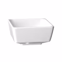 (6 adet) Tatlı / Salata Kasesi - Melamin - FLOAT - 0,5L - köşeli - 125x125mm - Derinlik:60mm - Beyaz