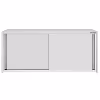 خزانة حائط ستانلس ستيل ECO - 1800x400mm - مع باب انزلاقي - ارتفاع 650 mm