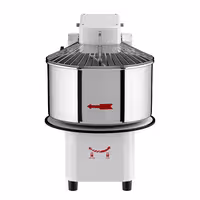 Spiralna miješalica za tijesto - 53 l / 44 kg - 2 brzine - podizna glava i uklonjiva posuda - s mehaničkim timerom - 400 V