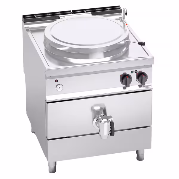 Elektromos Főzőüst - 150 liter - 18,0 kW - Indirekt fűtés - vízcsatlakozással
